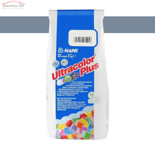 Фуга для плитки Mapei Ultra Color Plus N125 Серый Замок  (2 кг)